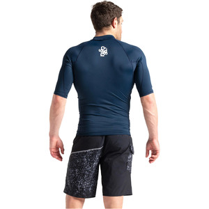 2023 C-Skins Mens UV Skins Basics Short Sleeve Rash Vest C-LYSSMC - Slate Navy